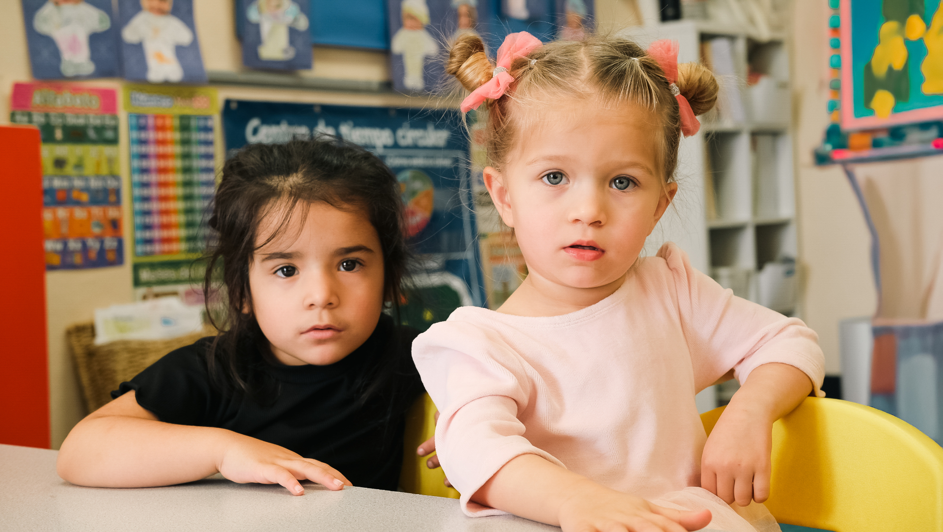 Young students participating in Mandarin and French immersion activities at Yak Academy in the South Bay